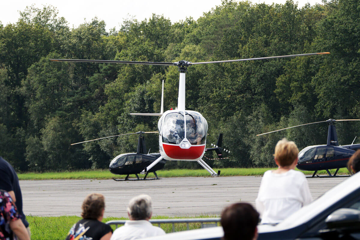 Toran Heli Services vlucht tijdens de batjes