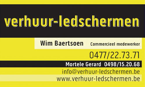 verhuur ledschermen